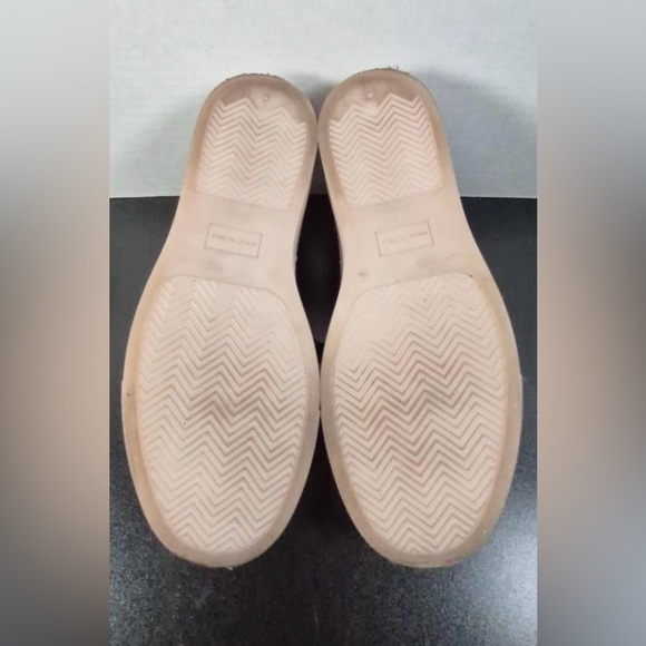 Valentino Platform Sneakers, Black leather with snakeskin Size 9.5 - Picture 3 of 8